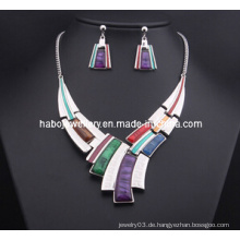 Square Stein Schmuck Set / Mode Halskette Set (XJW13204)